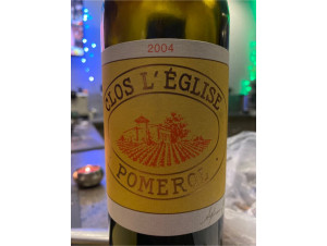 Clos l'Eglise - Vignobles Garcin- Château Clos de l'Eglise - 2004 - Rouge
