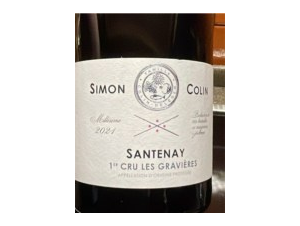 Santenay Gravieres - COLIN SIMON - 2022 - Rouge