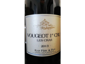 Vougeot 1er Cru Les Cras - Domaine Jean Fery & Fils - 2022 - Rouge
