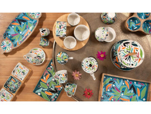 Plat Et Ses 3 Bols Amalia 24x22.5 Cm - Amadeus -  - 