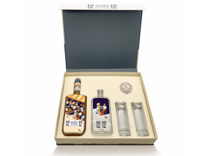 Pastis 12/12 Édition Pétanque - Coffret Terrasse Avec Carafe + 2 Verres - Pastis 12/12 - Non millésimé - 