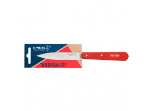 Couteau Cranté N°113 Rouge Paysage - opinel -  - 