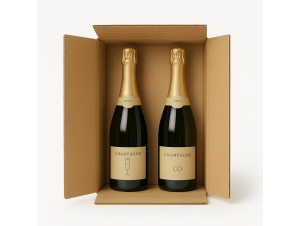 Pack champagne 2 bouteilles  -  Duo d’Épernay - Domaine Secret - Non millésimé - Effervescent
