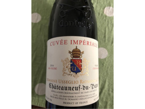 Châteauneuf du Pape Cuvée impériale - Domaine Raymond Usseglio et Fils - 2019 - Rouge