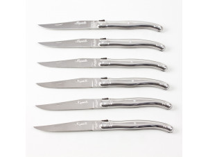 Coffret 6 Couteaux Laguiole Inox Fermant - jean dubost -  - 